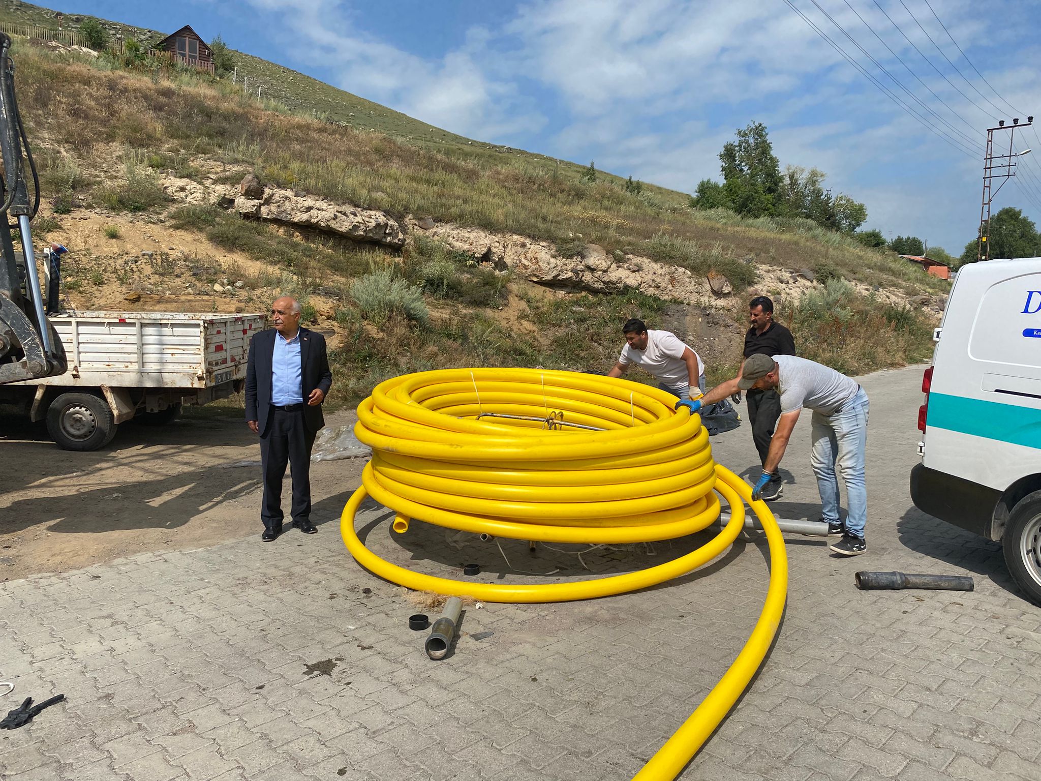 Doğalgaz çalışmalarımız devam ediyor