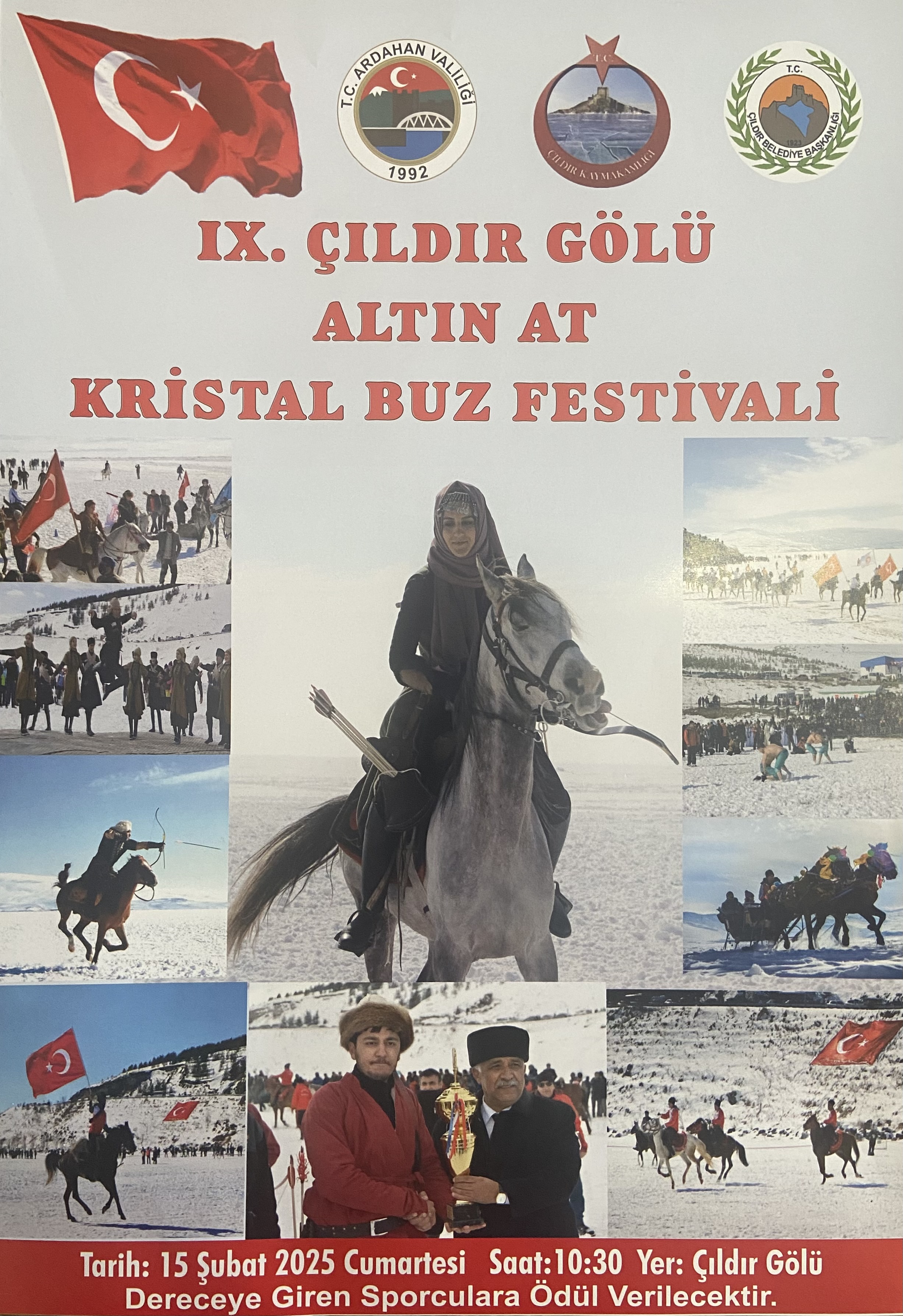 9.Çıldır Gölü Altın At Kristal Buz Festivaline  Davetlisiniz